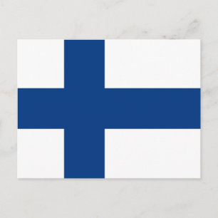 Vlag van Finland Briefkaart