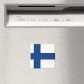Vlag van Finland Magneet (Insitu (Vaatwasser))