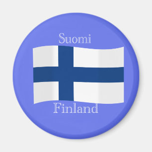 Vlag van Finland Magnet Magneet