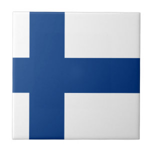 Vlag van Finland Tegeltje