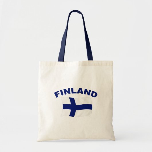 Vlag van Finland Tote Bag (Voorkant)