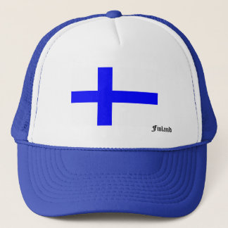 Vlag van Finland Trucker Pet