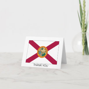 Vlag van Florida Bedankkaart