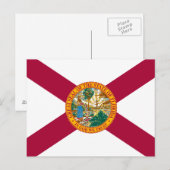 Vlag van Florida Briefkaart (Voorkant / Achterkant)