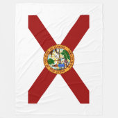 vlag van Florida Fleece Deken (Voorkant)