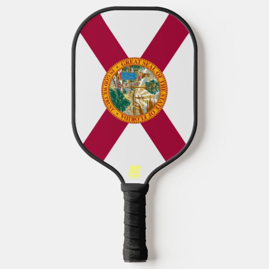 Vlag van Florida Pickleball Paddle (Voorkant)