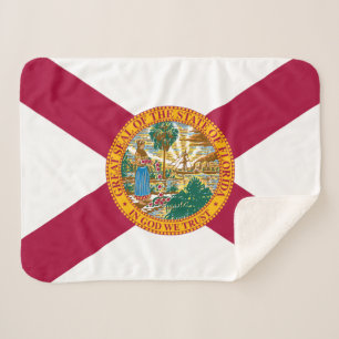 Vlag van Florida Sherpa Deken