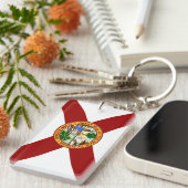 vlag van Florida Sleutelhanger (Voorkant Rechts)