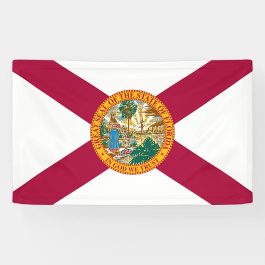 Vlag van Florida Spandoek (Horizontaal)