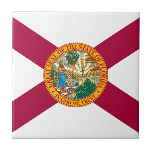 Vlag van Florida Tegeltje