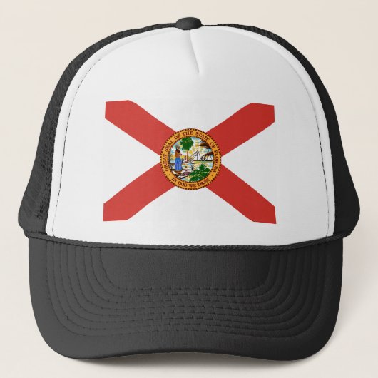 Vlag van Florida Trucker Pet (Voorkant)