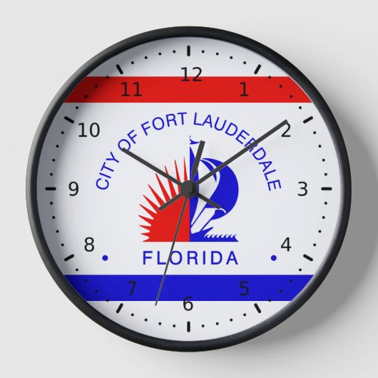 Vlag van Fort Lauderdale, Florida (Voorkant)