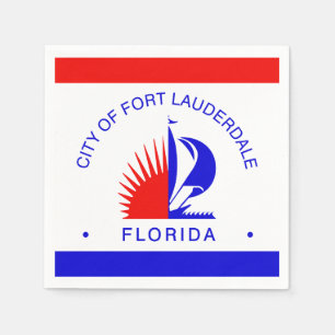 Vlag van Fort Lauderdale, Florida Servet