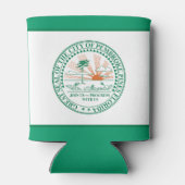 Vlag van Fort Pembroke Pines, Florida Blikjeskoeler (Achterkant)