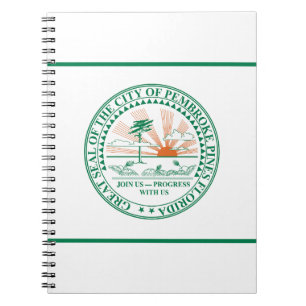 Vlag van Fort Pembroke Pines, Florida Notitieboek