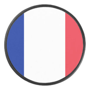 Vlag van France Hockey Puck
