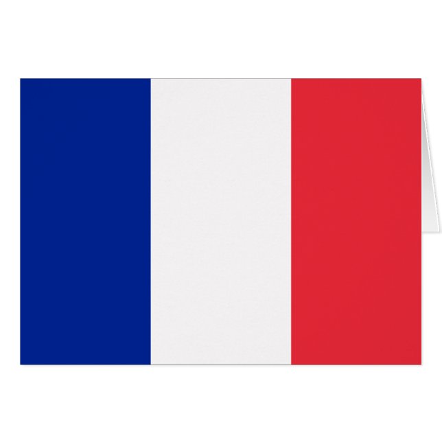 Vlag van Frankrijk (Voorkant Horizontaal)