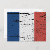 VLAG VAN FRANKRIJK BRIEFKAART (Voorkant / Achterkant)