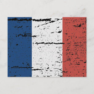 VLAG VAN FRANKRIJK BRIEFKAART