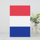 Vlag van Frankrijk Briefpapier (Staand voorkant)