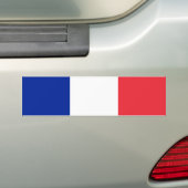 Vlag van Frankrijk Bumpersticker (Op auto)