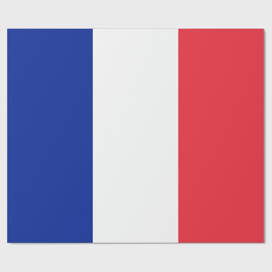 Vlag van Frankrijk Cadeaupapier (Vlak)