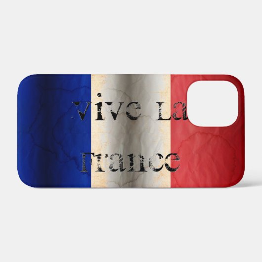 Vlag van Frankrijk Case-Mate iPhone Case (Achterkant (horizontaal))