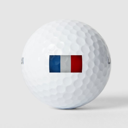 Vlag van Frankrijk Golfballen (Voorkant)