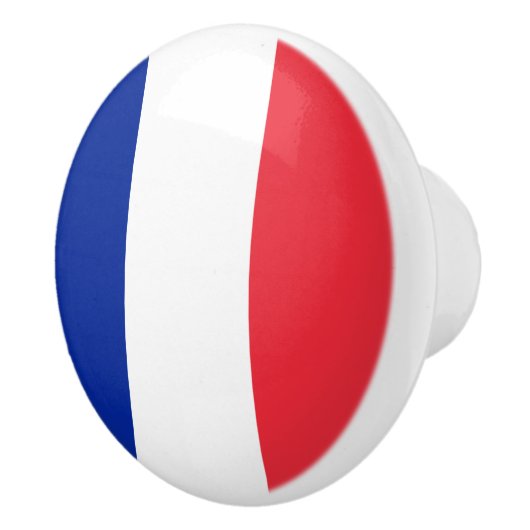 Vlag van Frankrijk Keramische Knop (Rechts)
