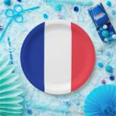 Vlag van Frankrijk Papieren Bordje (Feest)