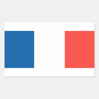 Vlag van Frankrijk Rechthoekige Sticker