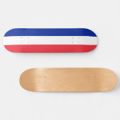 Vlag van Frankrijk Skateboard (Horizontaal)