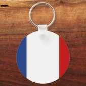 Vlag van Frankrijk Sleutelhanger (Voorkant)