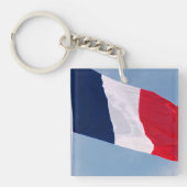 Vlag van Frankrijk Sleutelhanger (Voorkant)