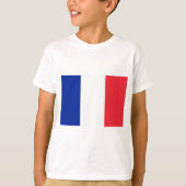 Vlag van Frankrijk T-shirt (Voorkant)