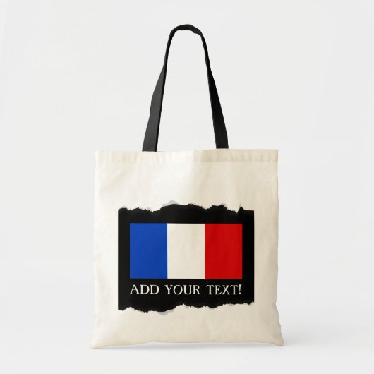 Vlag van Frankrijk Tote Bag (Voorkant)