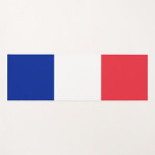 Vlag van Frankrijk Yogamat (Voorkant (horizontaal))