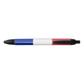 Vlag van Frankrijk Zwarte Inkt Pen (Achterkant)