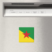 Vlag van Frans-Guyana Magneet (Insitu (Vaatwasser))