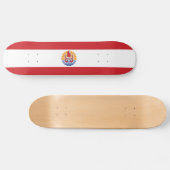 Vlag van Frans-Polynesië Skateboard (Horizontaal)