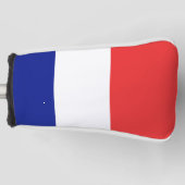 Vlag van Frans Tricolore Golfheadcover (Voorkant)