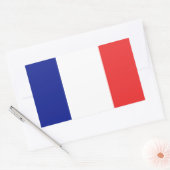 Vlag van Frans Tricolore Rechthoekige Sticker (Envelop)