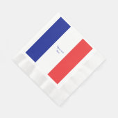 Vlag van Frans Tricolore Servetten (Hoek)