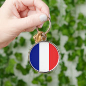 Vlag van Frans Tricolore Sleutelhanger (Hand)