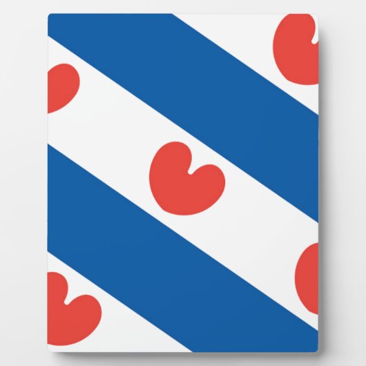 Vlag van Friesland Fotoplaat (Voorkant)