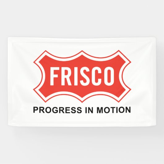 Vlag van Frisco (Texas City) Spandoek (Horizontaal)