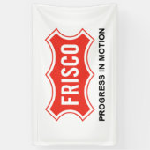 Vlag van Frisco (Texas City) Spandoek (Verticaal)