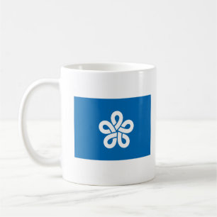 Vlag van Fukuoka Prefectuur, Japan Koffiemok