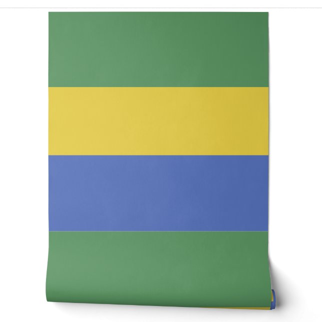 vlag van Gabon Behang (Afrollen)