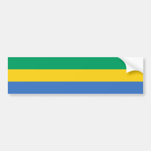 Vlag van Gabon Bumpersticker